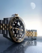 Wherever you are, the @Rolex GMT‑Master II's dual time display keeps you connected. This version in Oystersteel and yellow gold with its elegant Jubilee bracelet – and its yellow gold 24-hour hand tipped with a triangle – reminds you of the comforting thought of coming home.#Rolex #GMTMasterII #OfficialRolexRetailer #GodechotPauliet